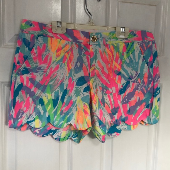 Lilly Pulitzer Pants - Lilly Pulitzer Shorts Buttercup Sparkling Sands